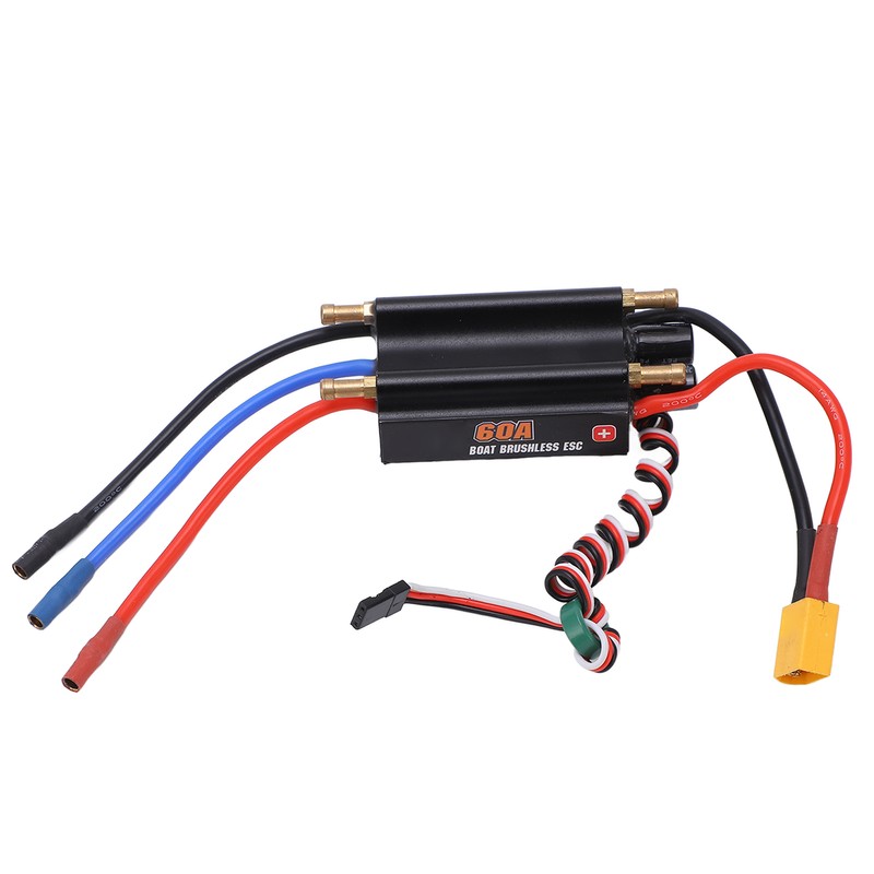 60A Brushless Electronic Speed Controller with XT60 Plug BEC Switch