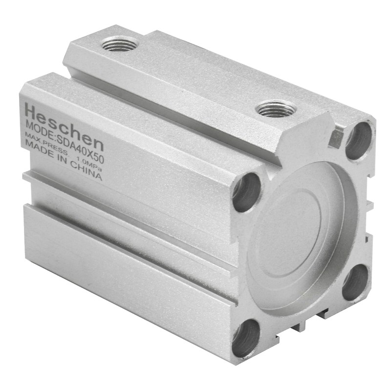 Heschen SDA 40-50 Compact Aluminium Air Cylinder Bore: 40 mm