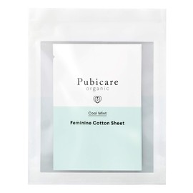 PUBICARE Organic Feminine Cotton Sheet Cool Mint 5 Count