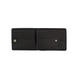 BRAUN BÜFFEL - Men's Wallet Made of Genuine Cowhide Leather Golf 2.0 - Wallet for Men with 12 Card Slots - Spacious Wallet with Coin Compartment and Separate Flap - Elegant Black, black, Standard size