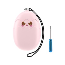 Burglar Buzzer, Burglar Alarm Bell Alarm with LED Light, Security Alarm, Personal Alarm, 130dB Self Defense Alarm with Mini Emergency LED Flashlight, Key Chain, Safe Personal Protection for Girls and