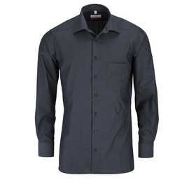 MARVELIS Comfort Fit Shirt Long Sleeves New Kent Collar Plain - 42