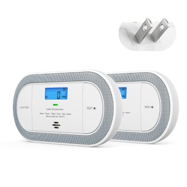 X-Sense Plug-in Carbon Monoxide Detector with AAA Battery Backup, XC0C-SA, 2-Pack