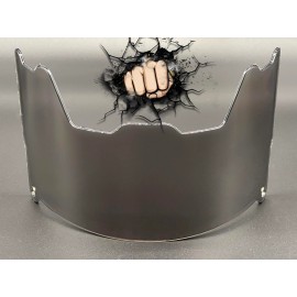 Riddell Clear Smoke Full Size Helmet Visor Replica/Speed/