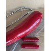 For Schwinn 20" RED Lowrider Vinyl Bicycle BANANA SEAT Sparkle