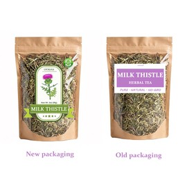 Milk Thistle Loose Tea, Cardo Mariano, 56g / 2 oz, Caffeine-Free, No Additives, No Preservatives
