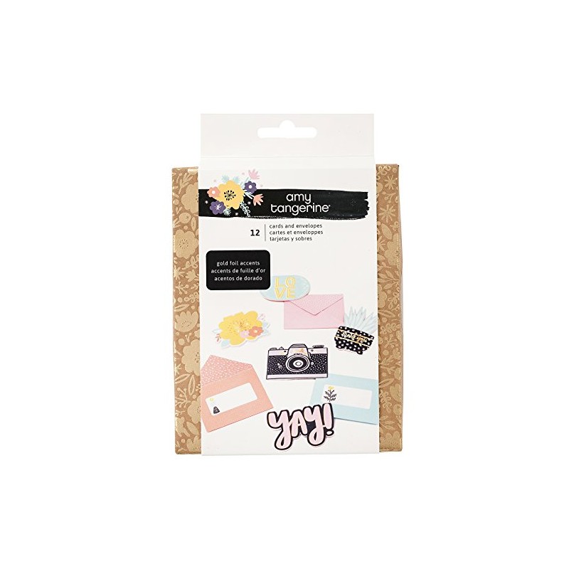 Amy Tan 348262 Card Kit Embellishments, Multicolor