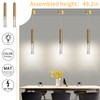 Mikeru 2 Pack Cylinder Ceiling Suspension Pendant Light, 3 Color