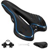 OUXI Bicycle Saddle, Buttockless Cushion, Super Thick, Memory Foam, Shock