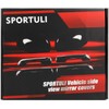 sportuli Black Vehicle Side View Mirror Covers Caps + Door