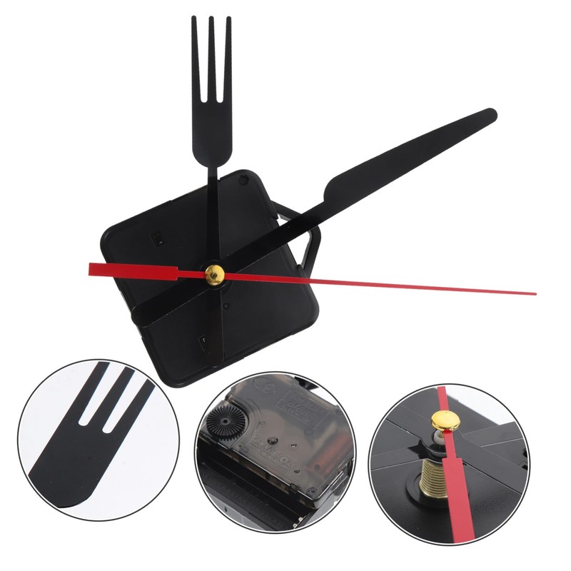 Gatuida 1 Set DIY Clock Mechanism Replacement Kit Silent Quartz