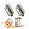 MEETOOT 10pcs E10 Mini Light Bulbs 1.5V 0.3A Physical Electrical