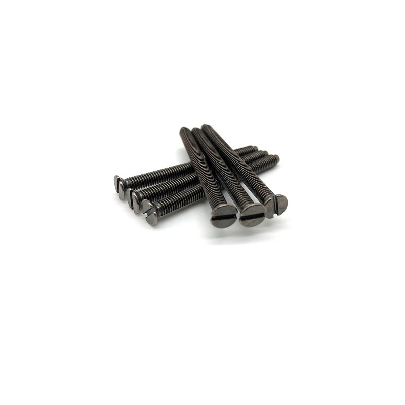 Jones DIY M3.5 Black Nickel Electrical Socket Screws, 40mm, For
