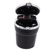 PACKOVE 2pcs Car Ashtray Holder Auto Led Ashtray Non-slip Material