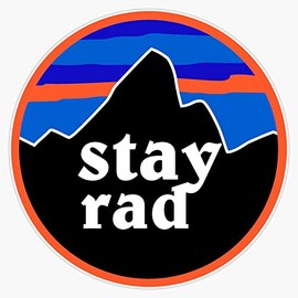 Rad Bumper Sticker Vinyl Decal 5 inches