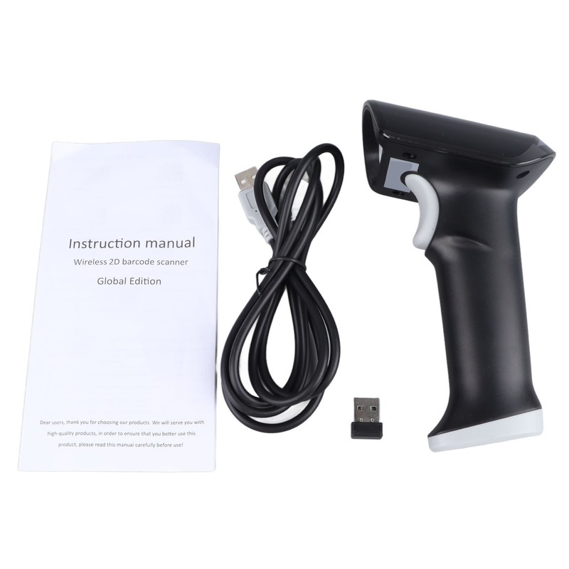 Barcode Scanner Wireless Bluetooth Connection High Speed Scanning Barcode Reader