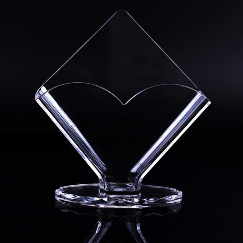 Transparent Acrylic Napkin Holder Paper Serviette Dispenser Decorative Tissue Rack