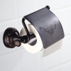 Leyden Bronze Toilet Paper Holder, Oil Rubbed Bronze Tissue Roll