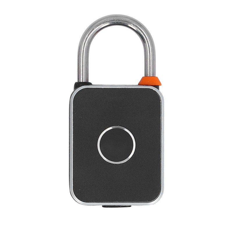 Fingerprint Padlock Waterproof Rust Resistant Rechargeable LED Indicator Smart Fingerprint