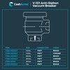 Cash Acme 1/2 Inch V-101 Anti-Siphon Vacuum Breaker, Brass Plumbing