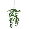 v-max 26" Faux Pothos Plant Hanging with White Pot