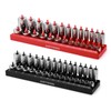 AIRTOON 3/8-Inch Drive Socket Organizer Trays, 2-Piece SAE and Metric