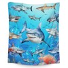 PUREGIFTS Shark Blankets for Shark Lovers - 50" x 60"