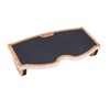 StrongTek Ergonomic Wood Foot Rest for Enhanced Circulation & Comfort,