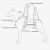 Dog Front Leg Support Sling Portable Breathable Split Auxiliary Chest