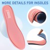 ISQFIQ Memory Foam Inner Soles, Cushioned Replacement Shoe Insoles for
