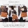 ArtsEye 7923-brown, 3-Way, Lightweight, Freestanding, Commuting, Cross-body Compact, Cowhide Bag,