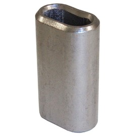 Loos Cableware SL11-2 Stainless Steel Crimping Sleeve Set for 1/16" Diameter Wire Rope (10 Piece)