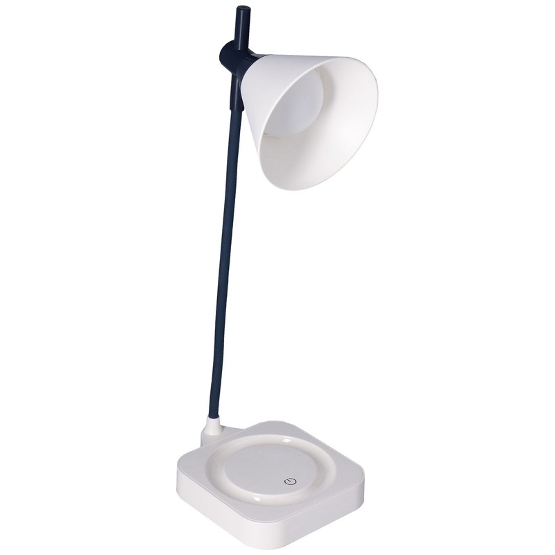 LED Table Light 3 Levels Dimming USB Charging Adjustable Gooseneck