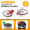 2 Pack Lid Replacement Compatible with Brumate Era 40 oz