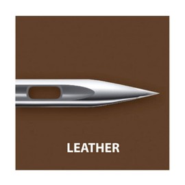 Klasse Leather Needles, Assorted 80 and 90, 1 Pack, 6pcs, AA5104.991