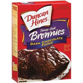 Duncan Hines Dark Chocolate Fudge Brownie Mix - 2 boxes