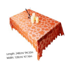 ABOOFAN Maple Leaf Tablecloth Lace Perfect for Wedding Party Decorations Thanksgiving Random Style