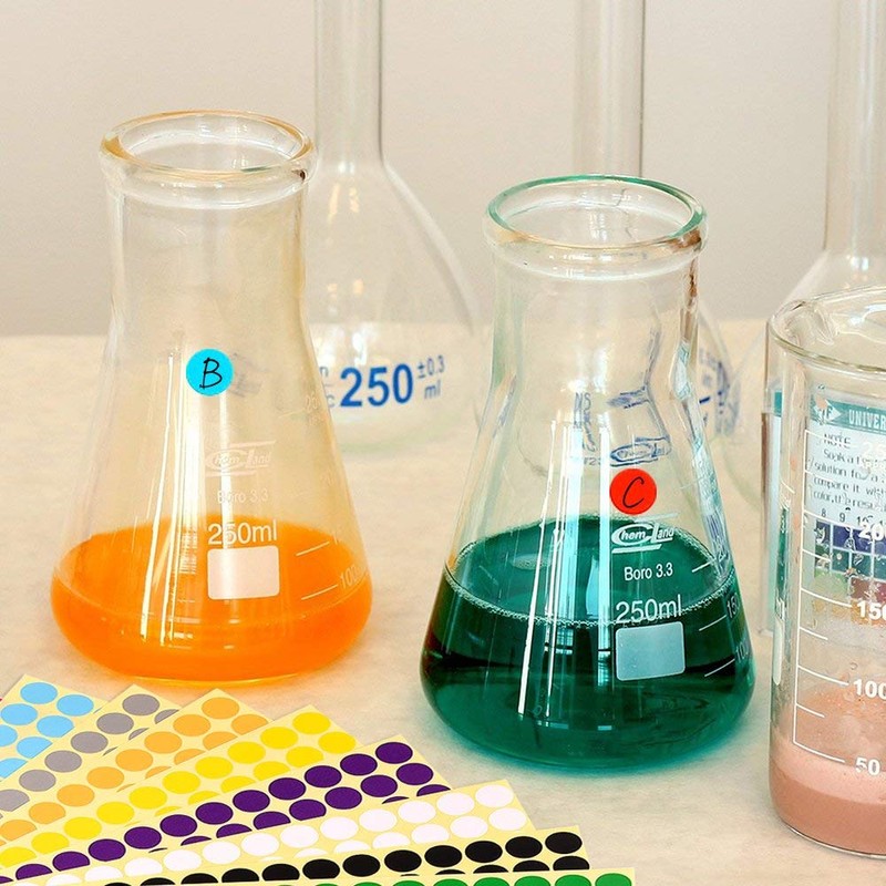 Round Dot Stickers, 25 mm Small Round Dot Stickers, Sticky