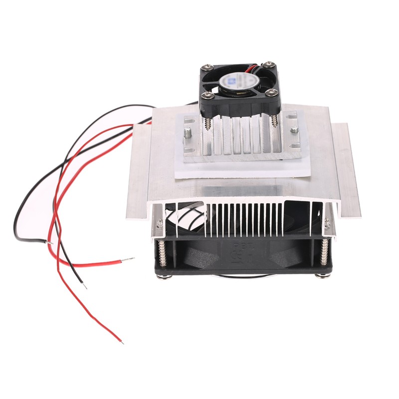 DIY Thermoelectric Peltier Refrigeration Cooling System Kit Semiconductor Cooler Conduction