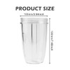 2PCS Replacement Juicer Cups Clear Mugs Blender Cups Juicer Mixer