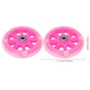 Children Cycle Training Wheel,Metal Rubber Side Wheels with Support Bracket