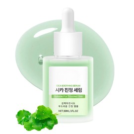Korean Centella Serum,Korean Skincare Centella Ampoule for Face,Soothing & Calming Centella Moisturiser Essence,Deeply Hydrating Serum for All Skin Types,Face Serum for Women
