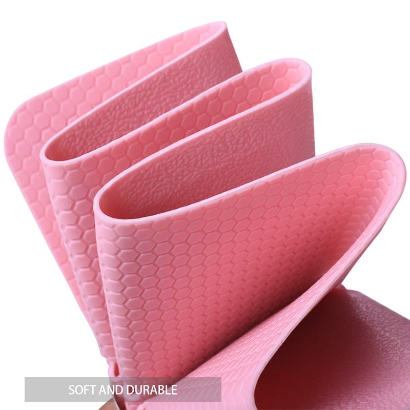 Webos Foldable Non Slip Silicon Bath Mat Bathtub mat Shower