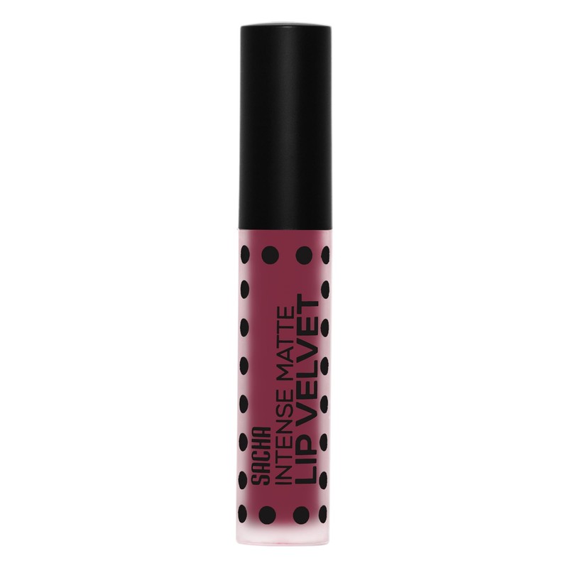 Sacha Cosmetics Intense Matte Lip Velvet Liquid Lipstick, Long-Lasting Velvet
