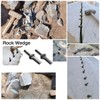 TorSor 2 Pack Rock Splitting Wedges 5/8'' 3/4'' Heavy Duty