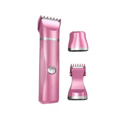 unibono 3-in-1 Women Bikini Trimmer - Waterproof Pubic Hair Trimmer Women,Rechargeable Electric Razors for Women face Shaver,Female Personal Trimmer Groomer for Body Hair