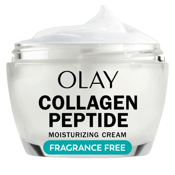 Olay Collagen Peptide Face Moisturizer, Firming Cream for Women, Fragrance-Free,