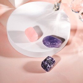 Natural"Crystals for Anxiety" Tumble Stone Set Reiki Charged