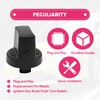 Pleoos Lgnition Key Knob Push Turn Switch & Insert Set
