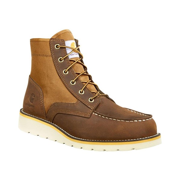 Carhartt mens 6" Moc Toe Wedge Fw6035-m Ankle Boot, Brown